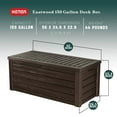 thumbnail image 6 of Keter Unity 40 Gal Grilling Bar Cart with Westwood 150 Gal Storage Deck Box, 6 of 12