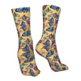 thumbnail image 7 of Fuzoiu Butterfly 3 Print Crew Socks,Casual Athletic Gym LightWeight Thin Socks,Casual Crew Socks for Men Woman,Calf Length Crew Socks, 7 of 7