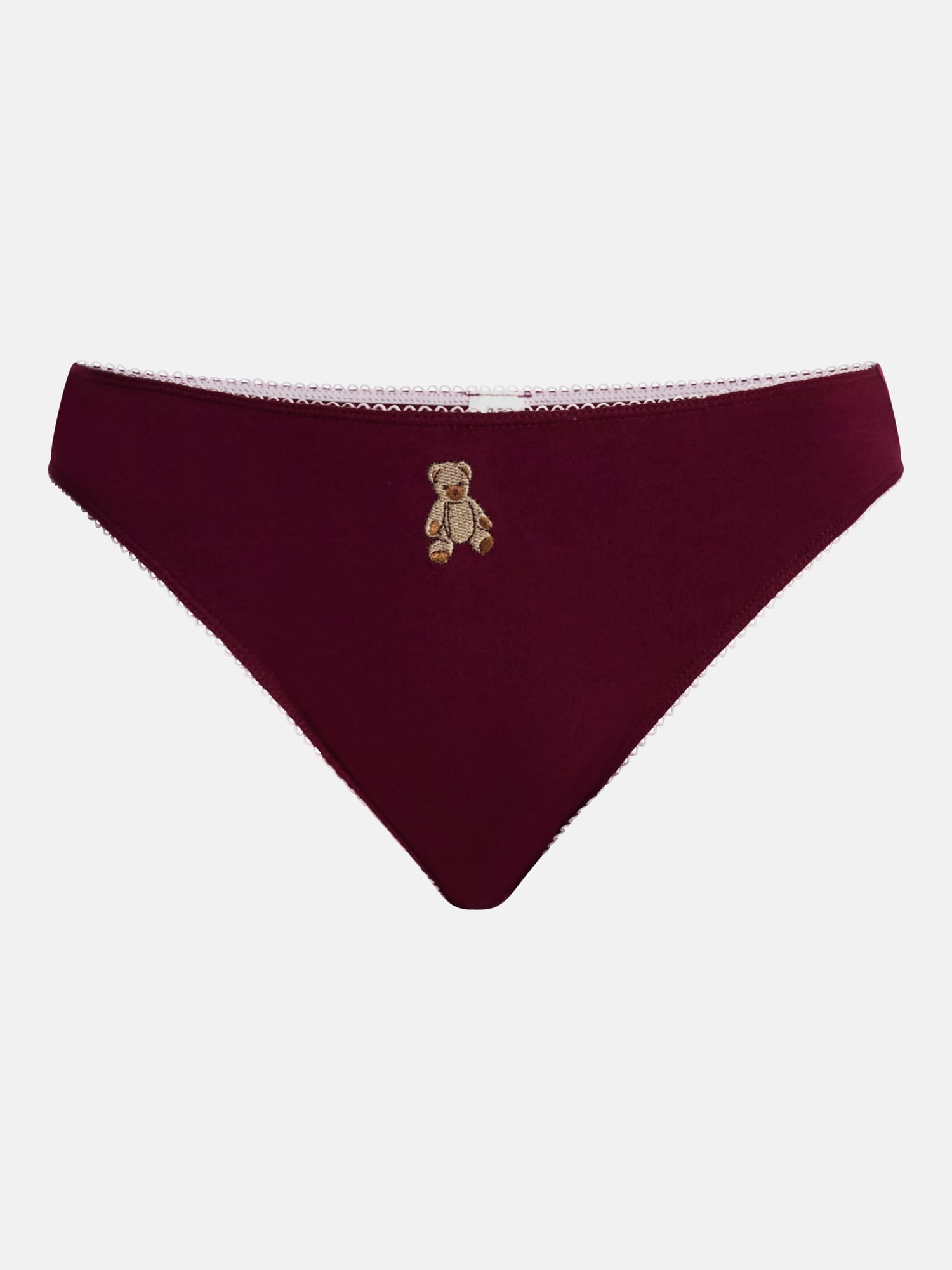 No Boundaries Women's Cotton & Pointelle Cheeky Panties, 3-Pack, Sizes XS-XXXL