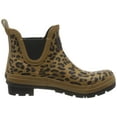 thumbnail image 6 of Joules Women's Wellibob Tan Leopard Size 10 Short Height Rain Boot, 6 of 7