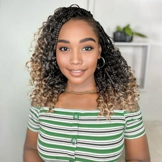  Yewell 14 Inch Goddess Box Braids Crochet Hair Curly