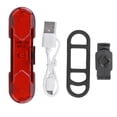 thumbnail image 2 of Mountain Bicycle Tail Light Bike USB Rechargeable Rear Light, Fashion Highlighting Tail Light Easy to Carry Bike Tail Light, for Night Riding Running Jogging, 2 of 8