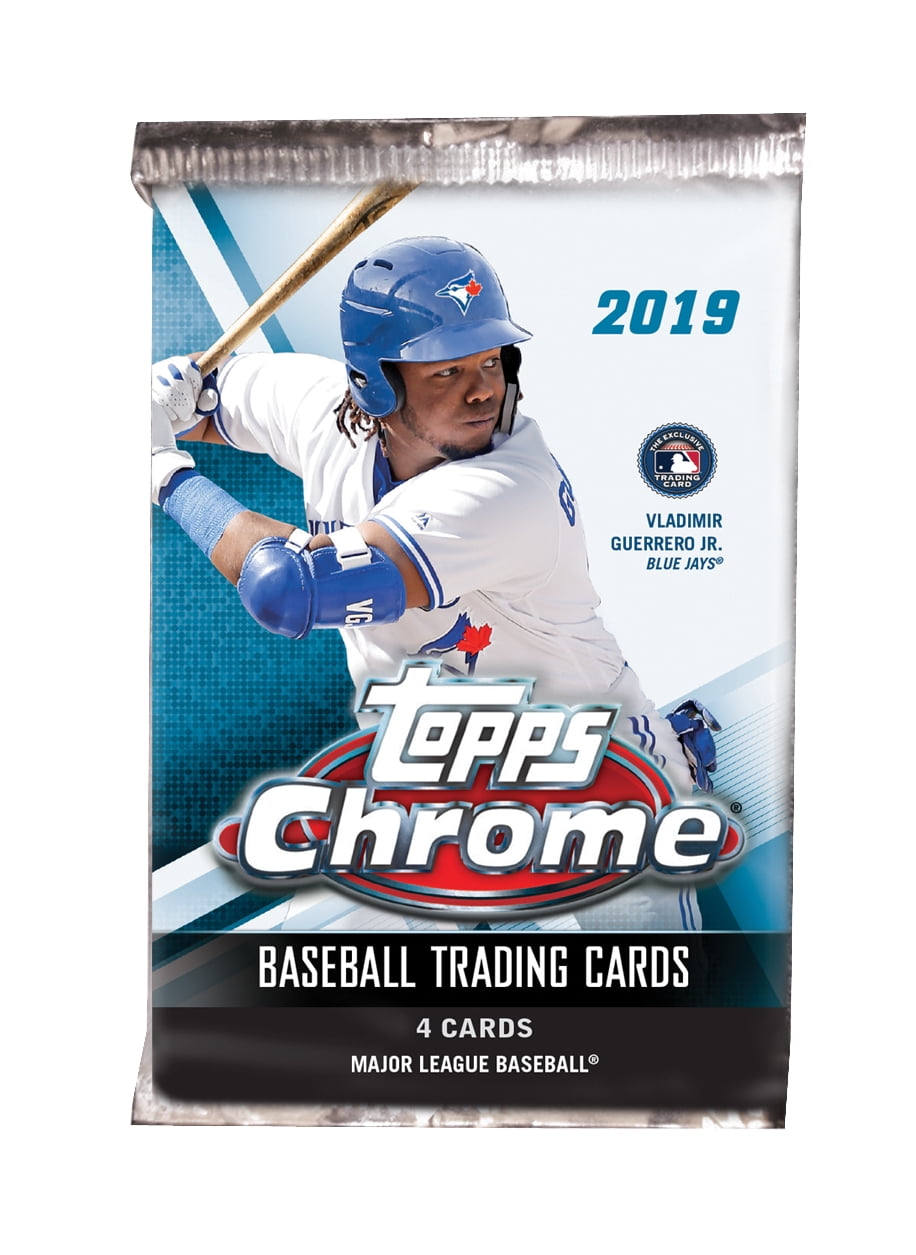 Collectible 2019 Topps Chrome Baseball Blaster Box- 8 packs