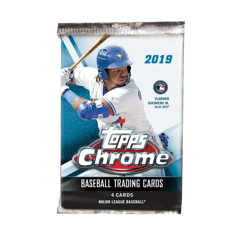 2019 Topps Chrome Baseball Blaster Box- 8 packs total