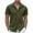 Army Green, variant on Dovford Men's Short Sleeve Dress Shirts 4 Way Stretch Casual Button Down Shirts Solid Formal Shirt Summer Tops