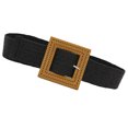 thumbnail image 6 of OUNONA Vintage Wide Waist Belt for Women, Retro Elastic Weave Waistband with Adjustable No-Hole Design, Stylish and Comfortable, 6 of 7