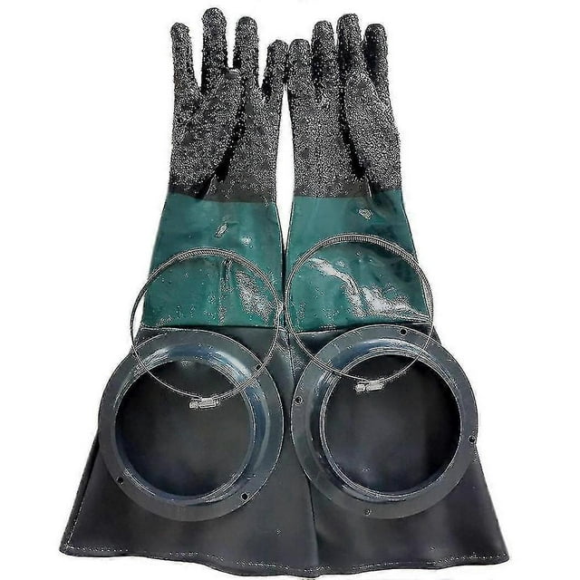 Dd-sandblasting Gloves Sandblaster Parts 60cm With O Rings For Sandblast Cabinet