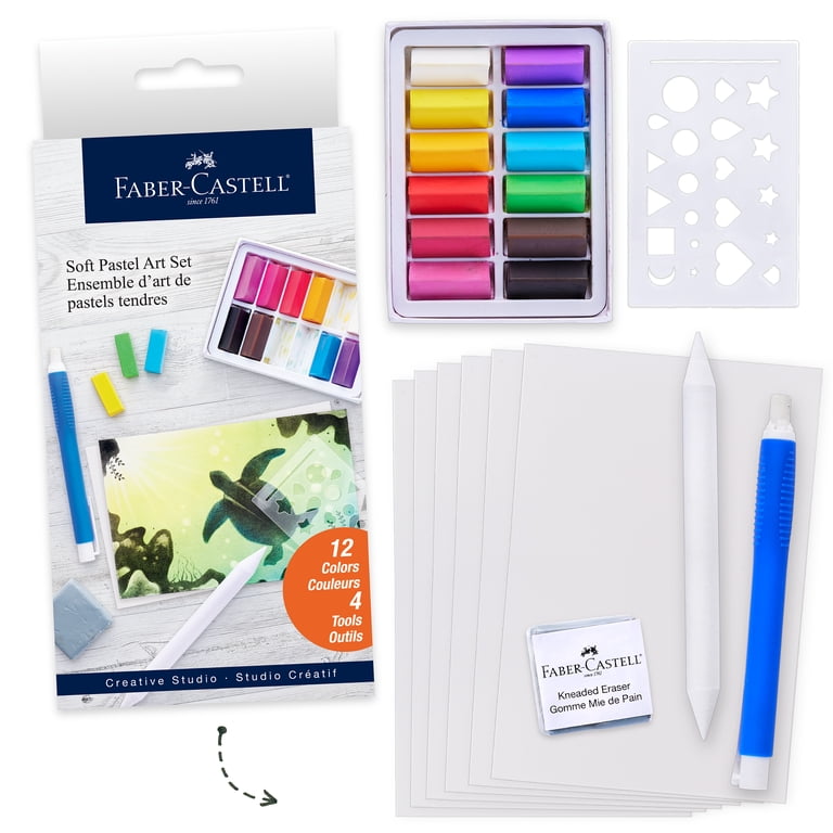 Faber-Castell Soft Pastel Art Set, 12 Colors photo 1