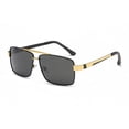 thumbnail image 5 of Gafas de sol de metal de moda, gafas de sol retro con montura cuadrada para hombre, gafas de sol para conducir, gafas de sol modernas y de moda, 5 of 5