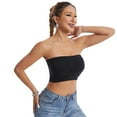 thumbnail image 6 of Women Underwire Lightly Lined Multiway Plus Size Full Coverage Bandeau Bra for Big Busted, 6 of 8