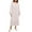 #341-Beige, variant on Cozy Warm Thick Thermal Plush Flannel Long Nightgown for Women Soft Double-Sided Fleece Winter Sleepwear
