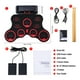 thumbnail image 4 of Batería electrónica portátil Juego de batería MIDI enrollable digital 9 almohadillas de silicona Dur Abanopi Tambor electronico, 4 of 7