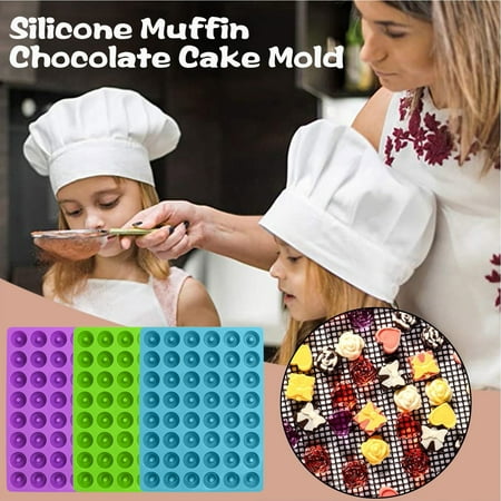 

Yeleire Holes Silicone Mold For Chocolate Cake Jelly Pudding Soap Round Shape