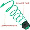 thumbnail image 6 of SEBLAFF 3pc SF-080 String Trimmer Spool Line Replacement For Black & Decker GH3000 Model 20ft 0.080 Inch, 6 of 8
