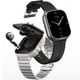 thumbnail image 2 of Monstrate Reloj inteligente para hombres con carga inalámbrica y de fitness de moda Reloj deportivo Reloj inteligente Relojes inteligentes plata tira de acero, 2 of 6