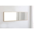 thumbnail image 5 of Metal frame Rectangle Mirror 18 inch Brass, 5 of 5