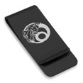 thumbnail image 1 of Stainless Steel Capricorn Zodiac (Sea Goat) Classic Slim Money Clip Credit Card Holder, 1 of 2