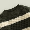 thumbnail image 4 of Okbabeha Toddler Infant Baby Boy Girl Chunky Sweater Cable Knit Striped Sweaters Pullover Sweatshirt Warm Winter Clothes, 4 of 7