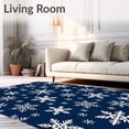 thumbnail image 2 of ODIKA 2'x3' Machine Washable Non-Slip Area Rug, Enchanted Frosty Wonderland Magical High Traffic Rug, Blue, 606852, 2 of 7