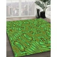 thumbnail image 2 of Ahgly Company Indoor Round Patterned Seaweed Green Area Rugs, 6' Round, 2 of 6