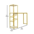 thumbnail image 5 of Merrick Lane Waterproof/Storage Pub Table, Gold, 5 of 13
