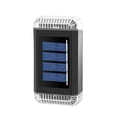 thumbnail image 2 of Lámpara de pared exterior solar con iluminación LED, luz de escalón solar impermeable para patio, sendero y jardín, paquete de 3, 2 of 8