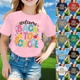 thumbnail image 2 of First Day Of School Shirt Toddler Hello Kindergarten Fashion Short Sleeve T-Shirt Little Kids Casual Clothes, 2 of 5