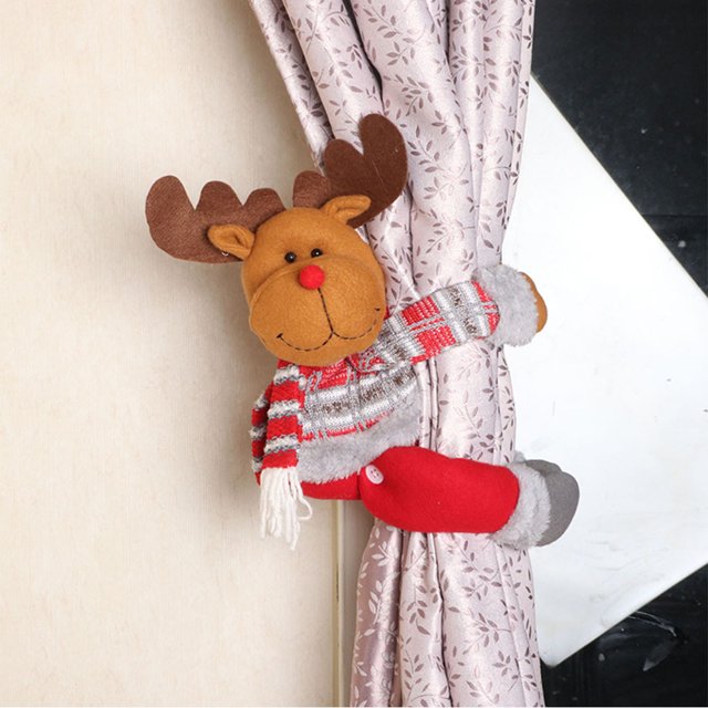 KIHOUT Deals Christmas Doll Curtain Buckle Window Decoration Gift Home Decors