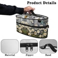 thumbnail image 5 of HELLHERO Handheld Steamer Iron Storage Case Daisy Durable with Handle for Clothing Ironing Machines, Case Only, 5 of 6