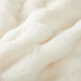 thumbnail image 5 of Eurhowing Faux Furry Bubble Throw Blanket, 51×63 Inches Super Soft Fluffy Plush Shaggy Blanket for Couch Chair Sofa, Thick Warm Cozy Fuzzy Fleece Blanket, White, 5 of 8