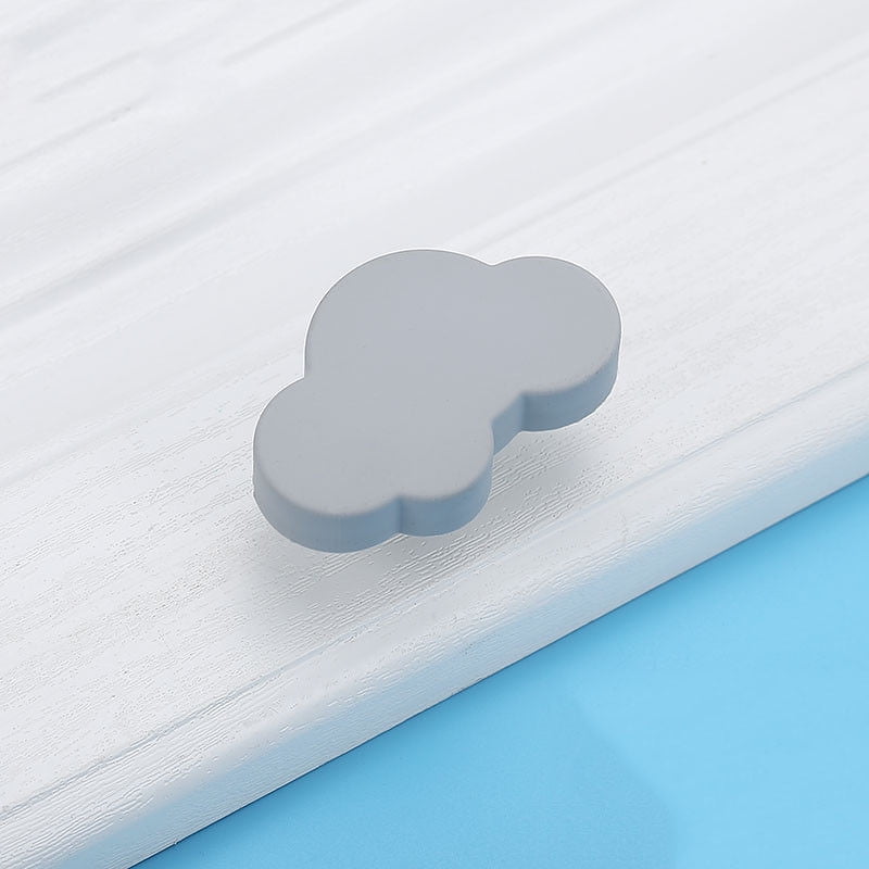 Furniture Knobs for Children's Bedroom Furniture Drawer Knobs Small Cloudy Shape