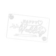 thumbnail image 1 of Plantilla para decoración de pasteles, galletas, decoración de pasteles, herramienta creativa multiusos para hornear Feliz boda, 1 of 8