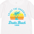thumbnail image 4 of Inktastic Summer Enjoy the Sunshine Destin Beach Florida in Blue Boys or Girls Long Sleeve Toddler T-Shirt, 4 of 5