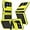 Yellow, variant on for ZFlip 3/ ZFlip 4 5G Heavy Duty Metal Case with Stand Cover Rugged Compatible with Samsung Galaxy Z flip 3/4 5G Phone Case Hard Funda Red