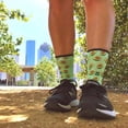 thumbnail image 2 of Zensah Avocado Socks (Mini Crew) M / Lime Green, 2 of 4
