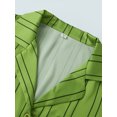 thumbnail image 6 of AIGUR Mommy and Me Matching Striped Pajama Sets Fashionable Lapel V Neck Long Sleeve Button Down Tops with Pants 2Pcs Sleepwear, 6 of 11