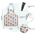 thumbnail image 7 of Ballet Princess Girls Pattern Kids Aprons for Girls and Boys,Adjustable Neck Strap Toddler Aprons for Kids Cooking Baking, 7 of 7