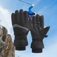 thumbnail image 6 of BAOSITY Ski Gloves Winter Warm Gloves for Cold Weather Touchscreen Winter Work Gloves Winter Snowboard Gloves for Snowboarding Hiking black, 6 of 8