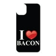 thumbnail image 3 of DistinctInk Custom SKIN / DECAL compatible with OtterBox Symmetry for iPhone 11 Pro (5.8" Screen) - Black White Red I Heart Bacon - Show Your Love of Bacon, 3 of 5