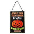 thumbnail image 1 of Bearachild Letrero colgante para puerta de Halloween, colgador de calabaza decorativo feliz de madera, accesorios de placa para ventana, colgante para Kits de decoración para fiestas Tipo 3 Bearachild HA063925-03, 1 of 1