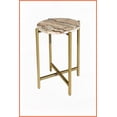 thumbnail image 4 of Marble Top Coffee Table for Living Room - 21 Inch Golden Metal Frame, Durable & Versatile Accent Piece, 4 of 5