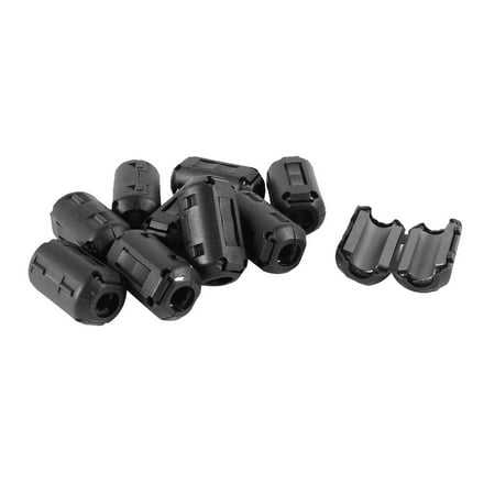 Unique Bargains 10 Pcs Black UF90B EMI RFI Noise Ferrite Core Filter 9mm Dia
