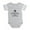Heather Gray, variant on CafePress - I'd Rather Be Pickleballing - Cute Infant Baby Football Bodysuit