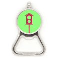 thumbnail image 1 of Red Net Vectorgraph Art Deco  Fashion Metal Beer Bottle Cap Opener Duty Stainless Steel, 1 of 3