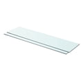 thumbnail image 1 of vidaXL Shelves 2 pcs Panel Glass Clear 80x20 cm, 1 of 2