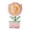 A, variant on Cute Flower Portable Fan, Mini Handheld and Desk Fan with Base, USB Rechargeable 2 Speed Personal Fan, Small Lightweight Travel Cooling Fan for Women Makeup Indoor Outdoor