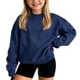 thumbnail image 4 of Zorckvet Girls' Cotton Round Neck Sweatshirts and Hoodies for Kids, 4 of 9