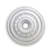 English Study 32-Inch Medallion In White