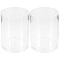 Raindrops Transparent Acrylic Paper Cup Holder for Home Use Sturdy and 2 Pieces