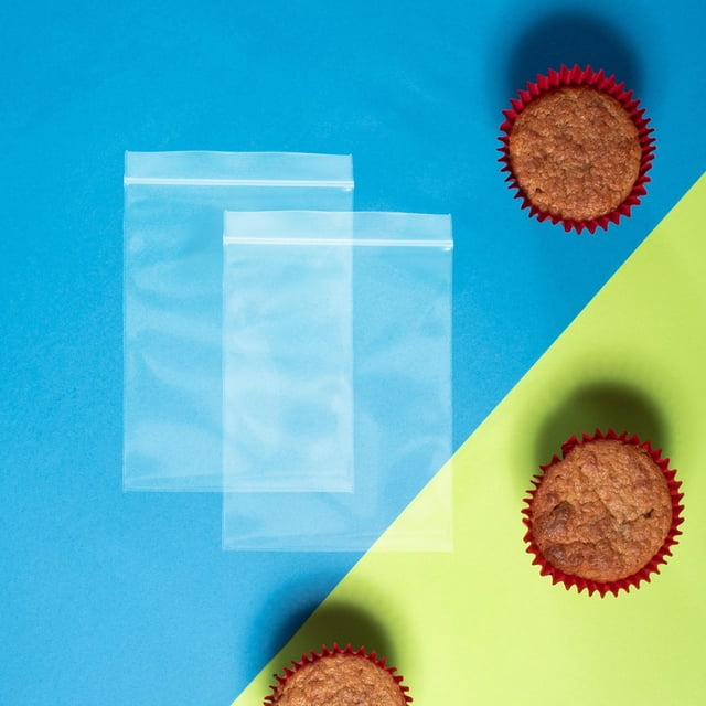 COSMOBETTY 100Ud Bolsas Resellables Transparentes Para Empaque Y Almacenamiento Seguro De